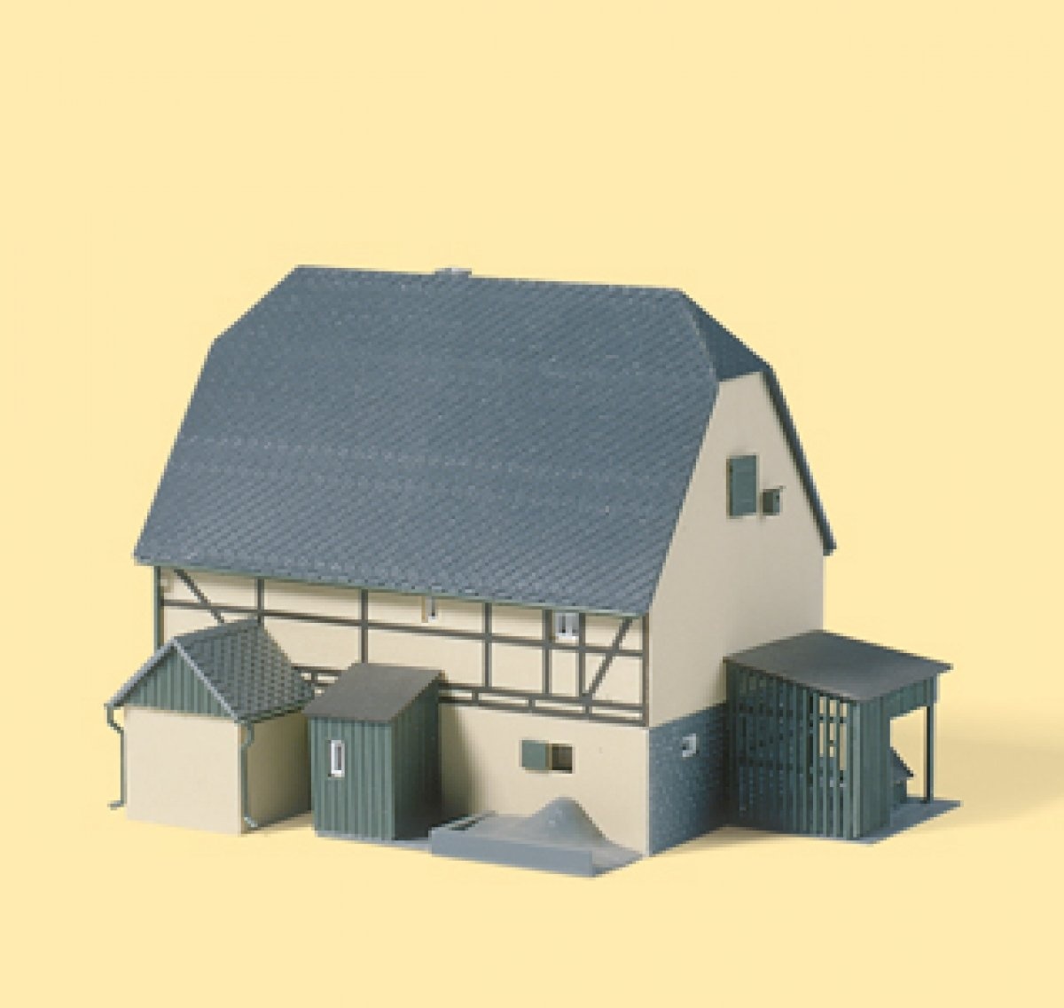 Auhagen 11359 H0 Großes Bauernhaus mit Stall und Schauer