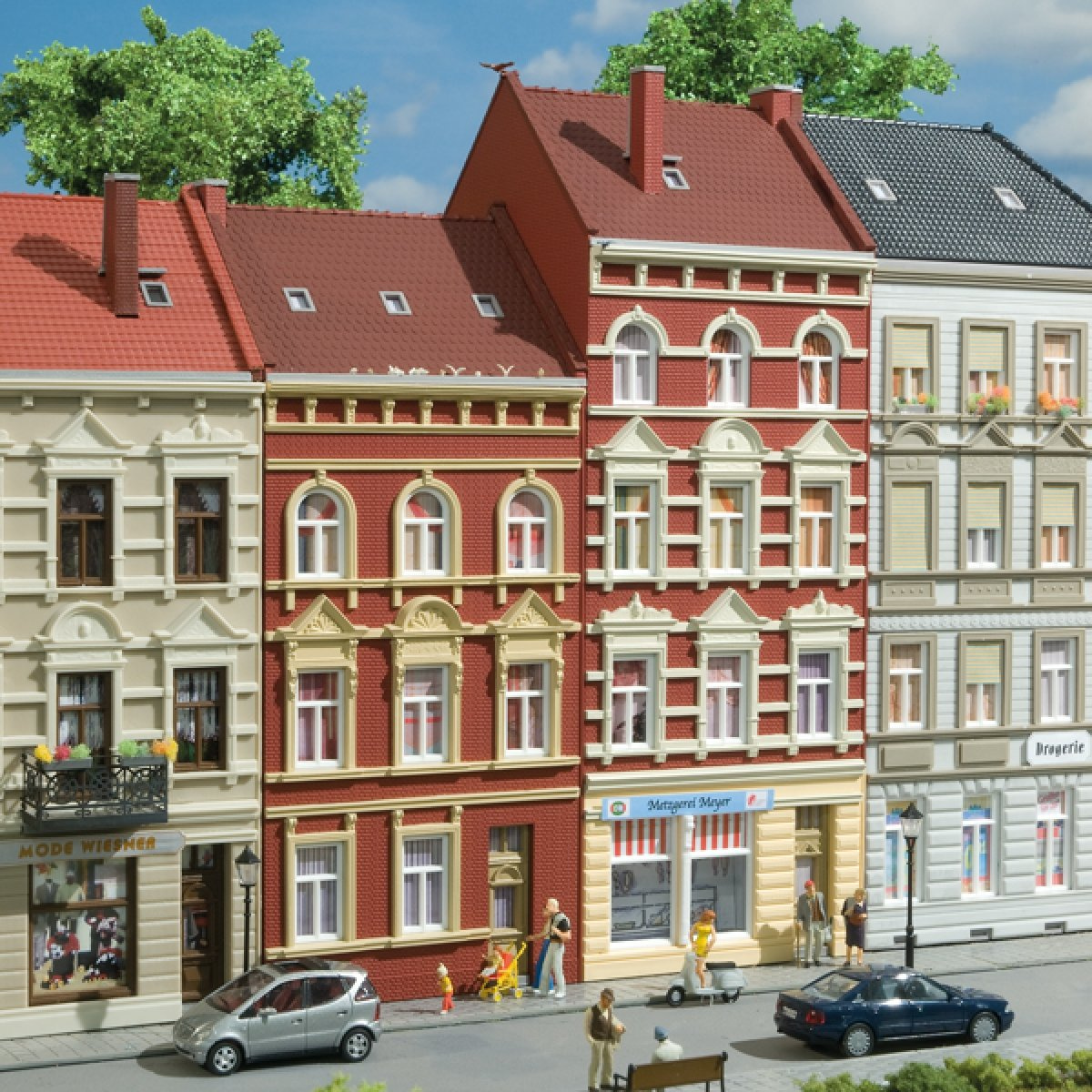 Auhagen 11417 H0 Stadthäuser Schmidtstraße Nr. 27/29