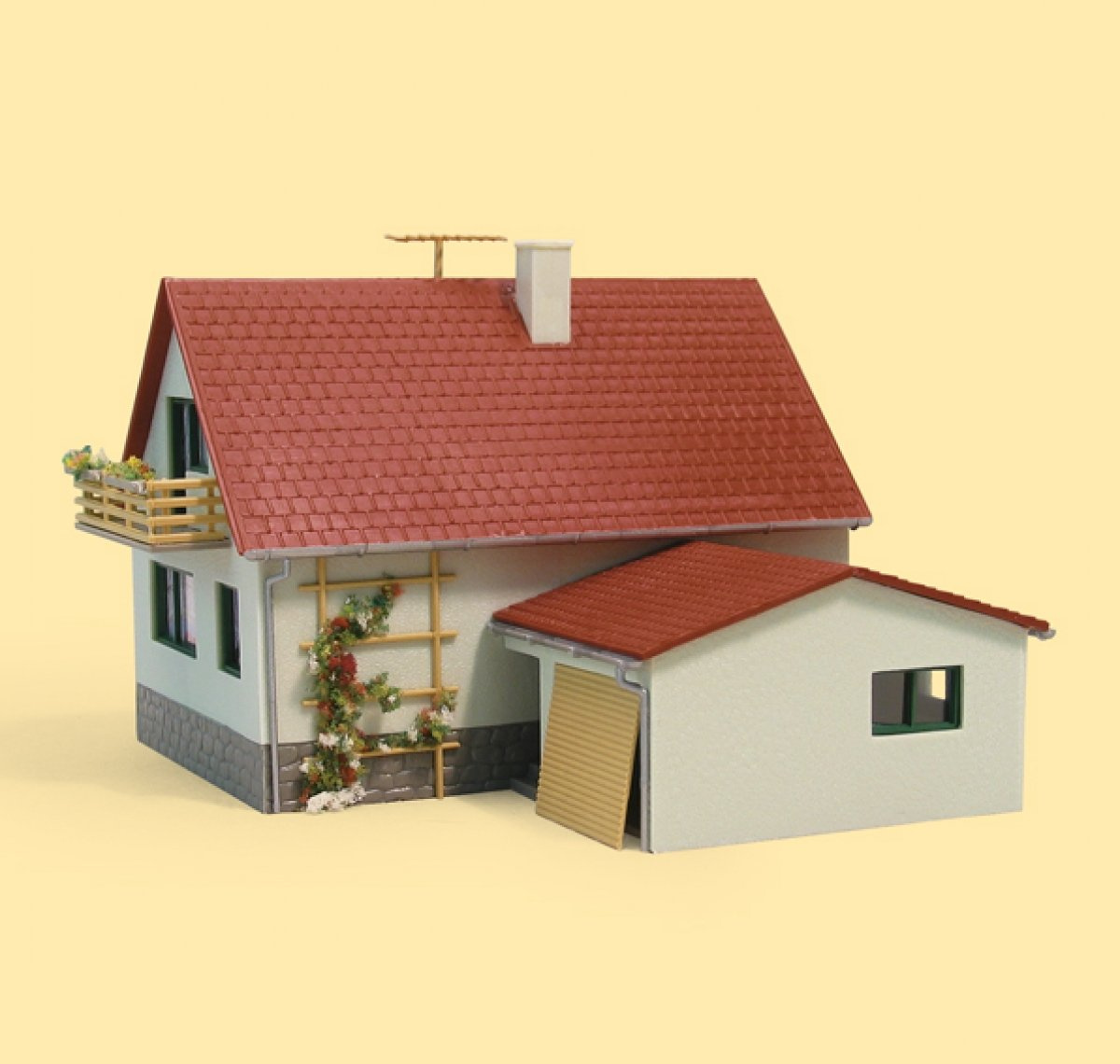 Auhagen 12222 H0/TT Haus mit Garage