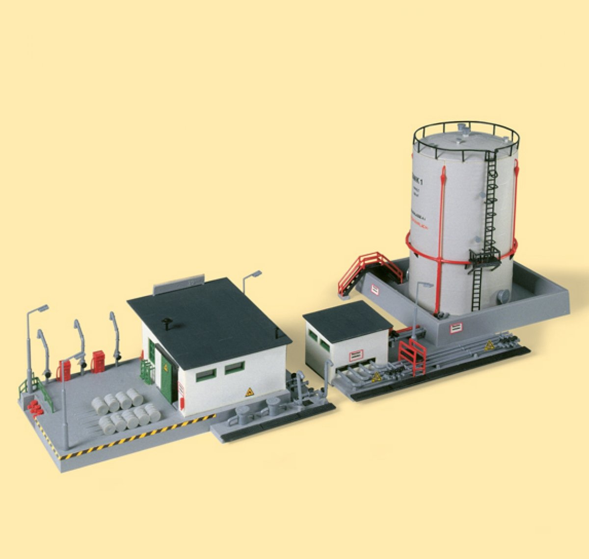 Auhagen 12264 H0/TT Kleines Tanklager mit Hochtank
