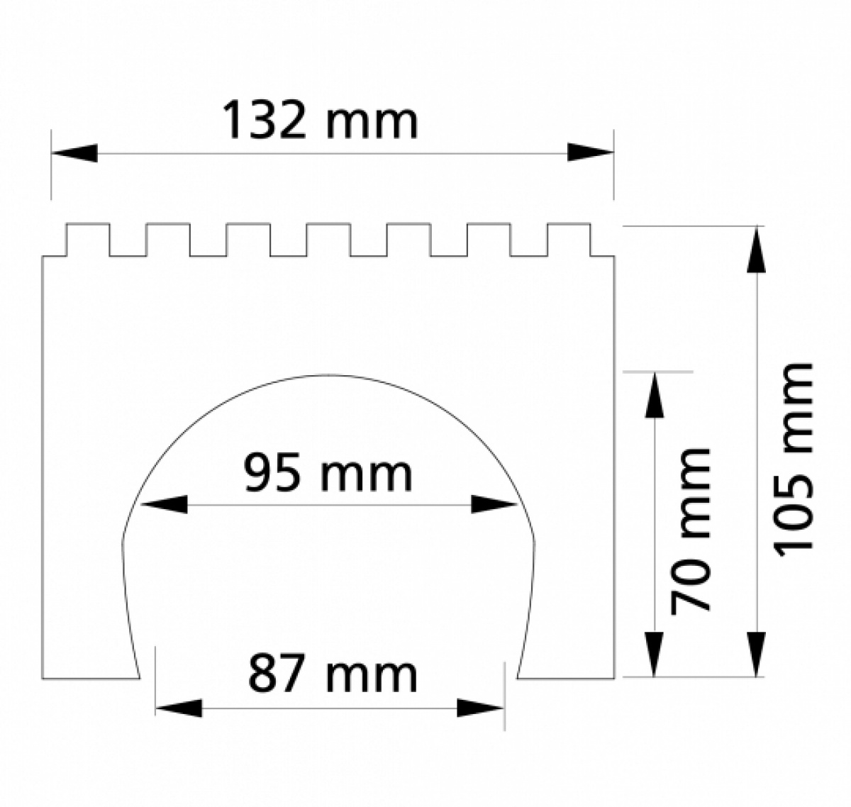 Auhagen 43609 TT 2 Tunnelportale, 2-gleisig