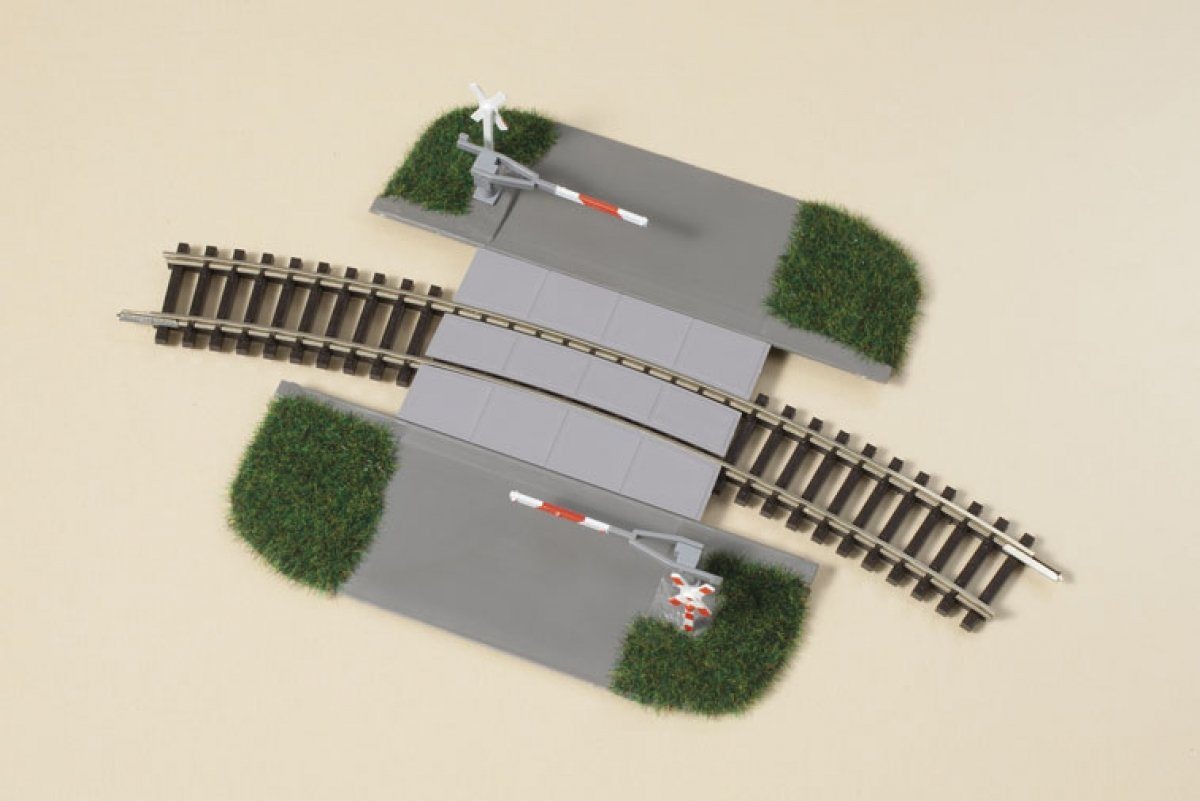 Auhagen 43645 TT Bahnübergang - Halbschranke DR, Bausatz