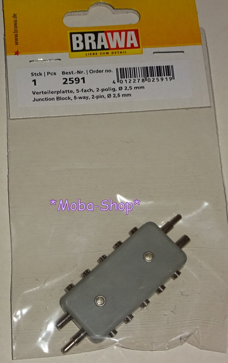 Brawa 2591 Verteilerplatte 5-fach