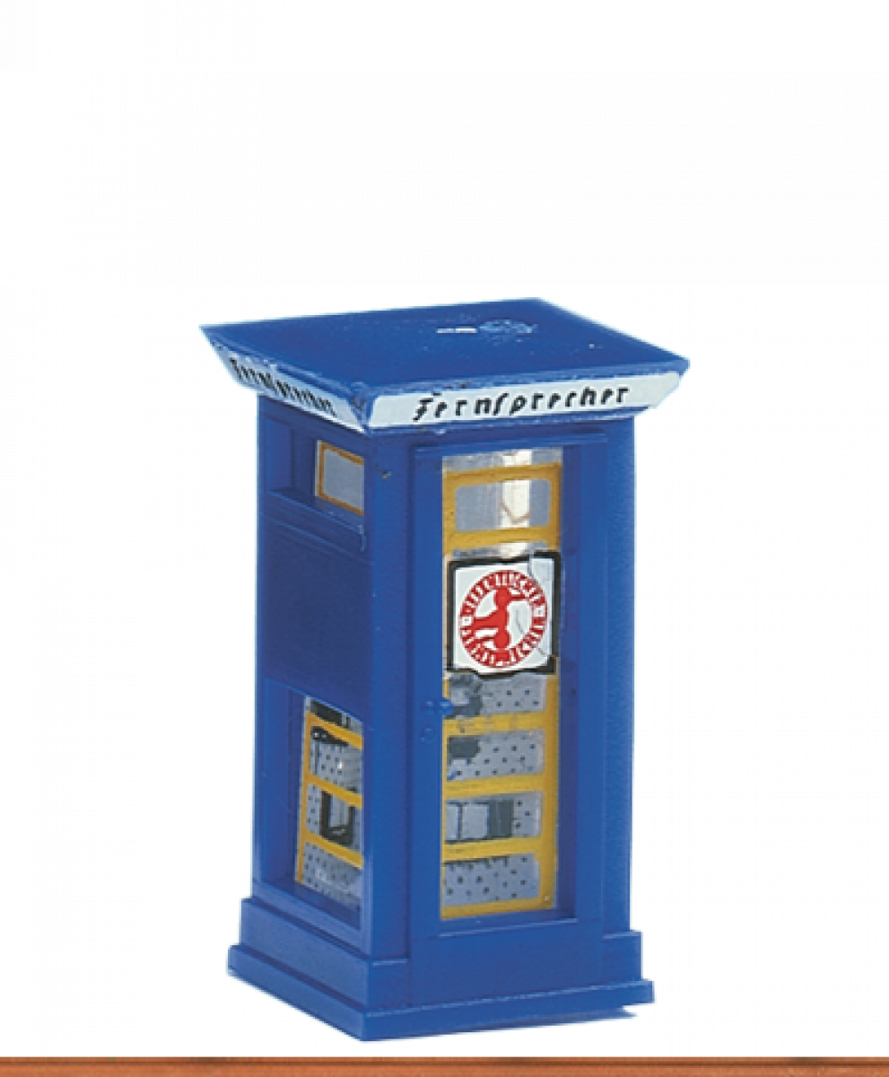 Brawa 4562 N Telefonzelle FH 32, I, blau