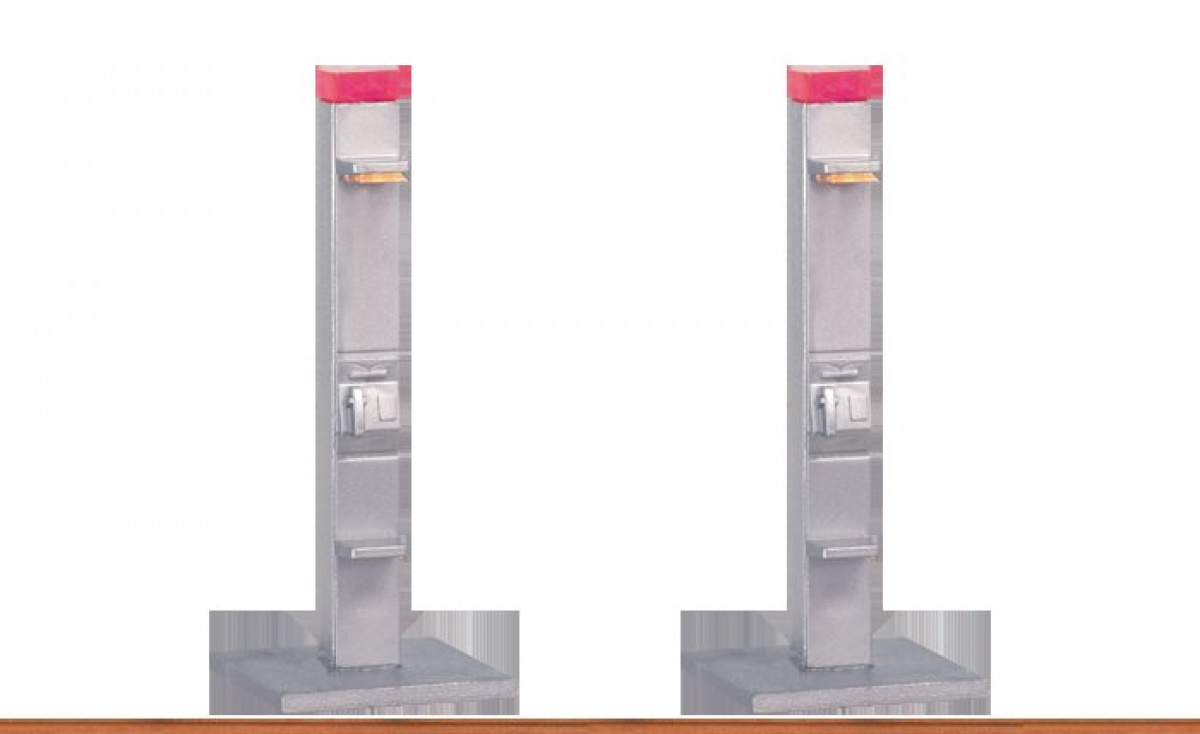 Brawa 5438 H0 Telefonstation Telekom, 2er-Set