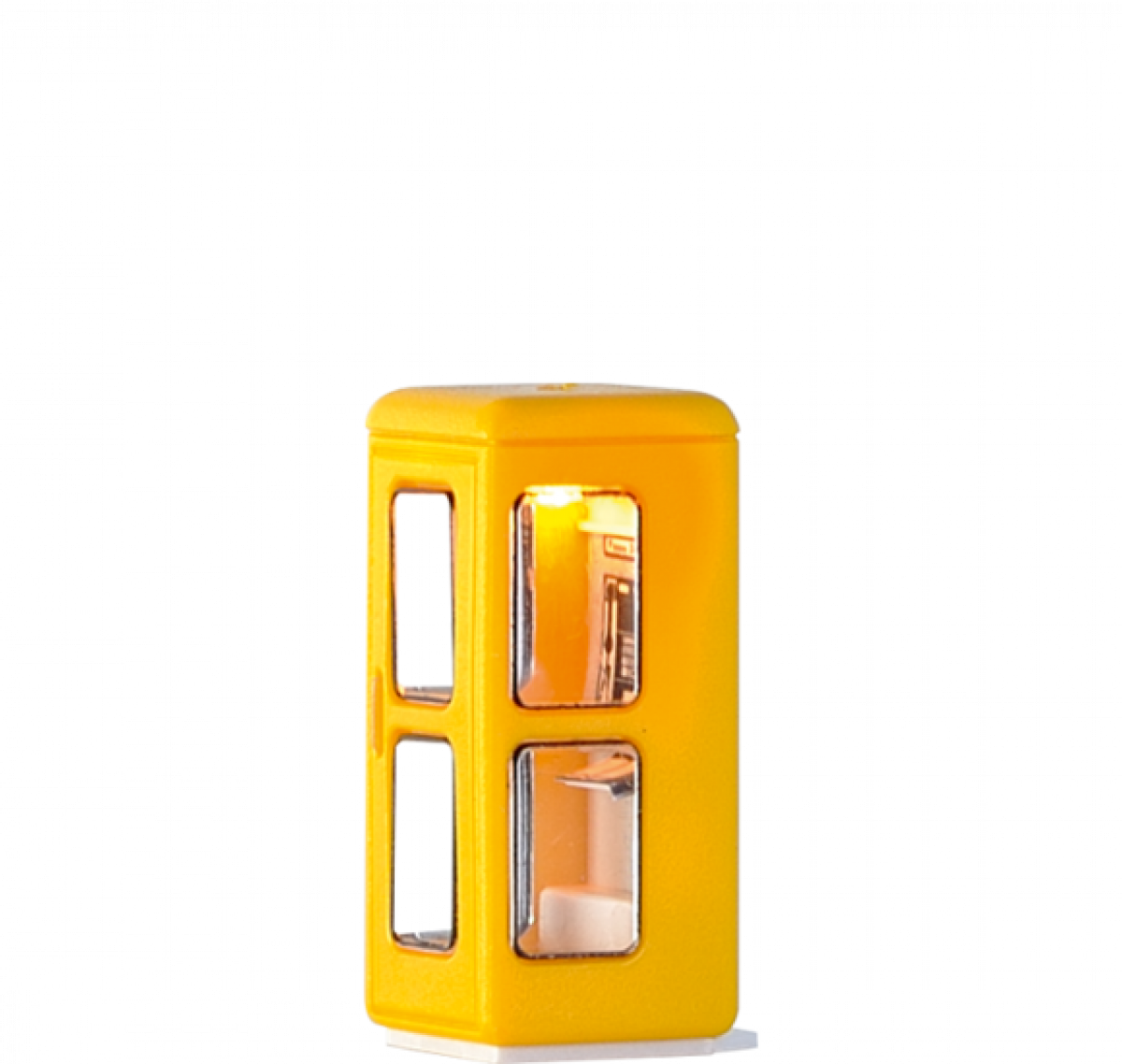 Brawa 5442 H0 Telefonzelle FeH 78, gelb