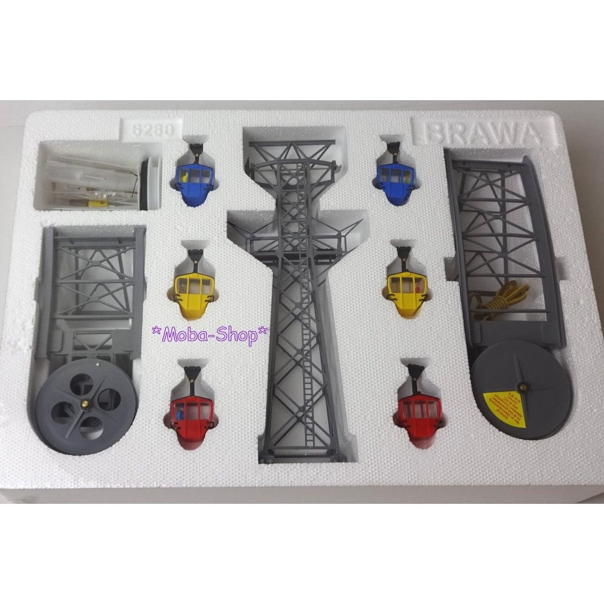 Brawa 6280/6290 H0 Seilbahn Kanzelwandbahn mit Gebäudebausatz