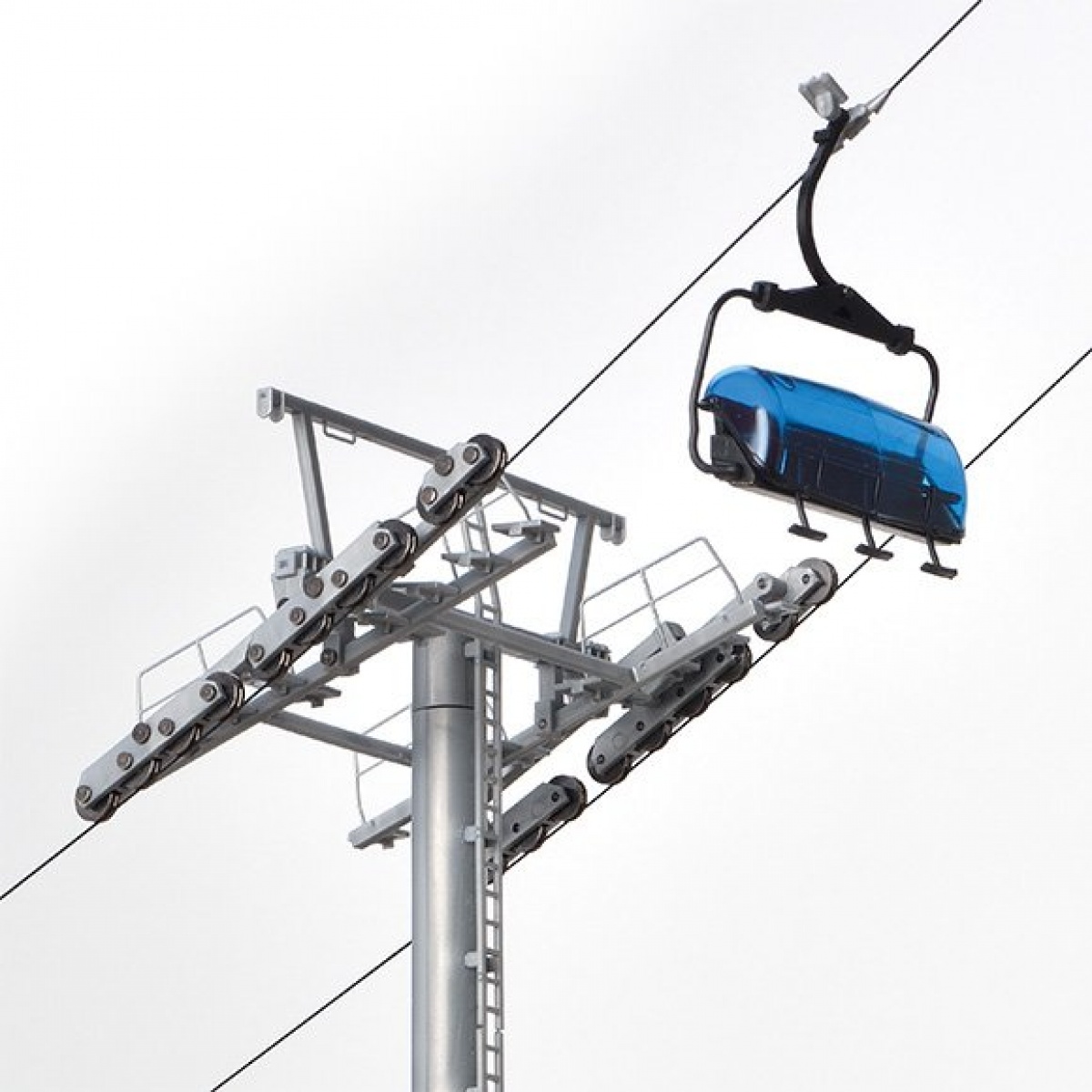 Brawa 6346 H0 Seilbahn Sesselbahn (6er-Sessel)