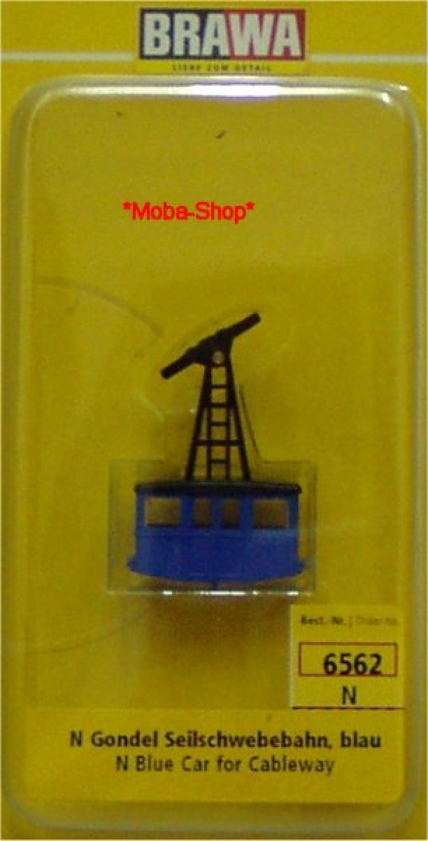Brawa 6562 Seilbahn Gondeln blau