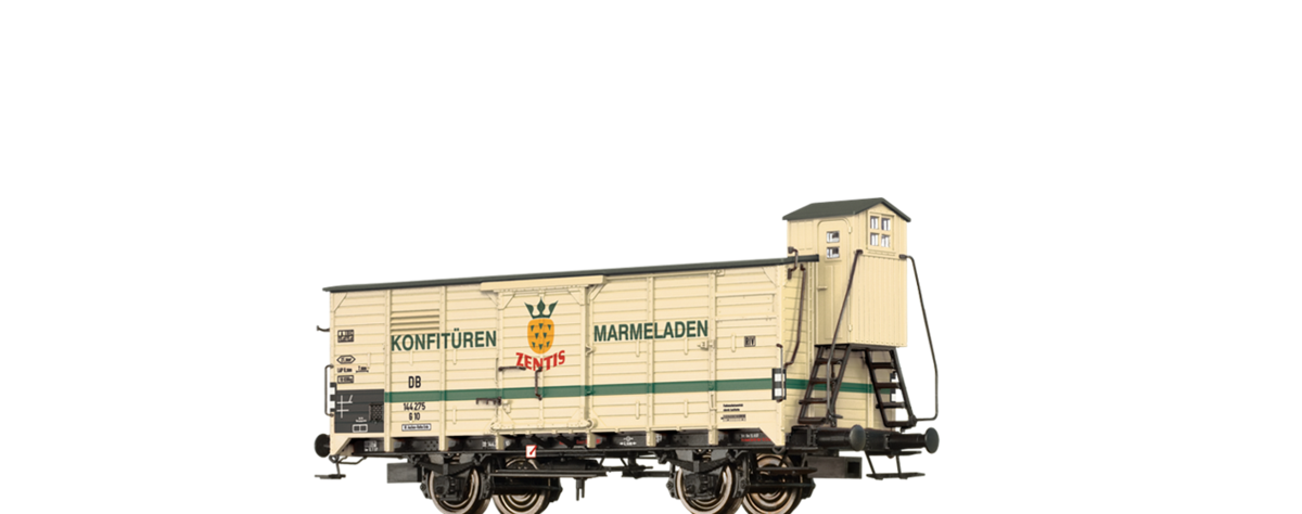 Brawa 67491 N gedeckter Güterwagen G10 »Zentis« DB