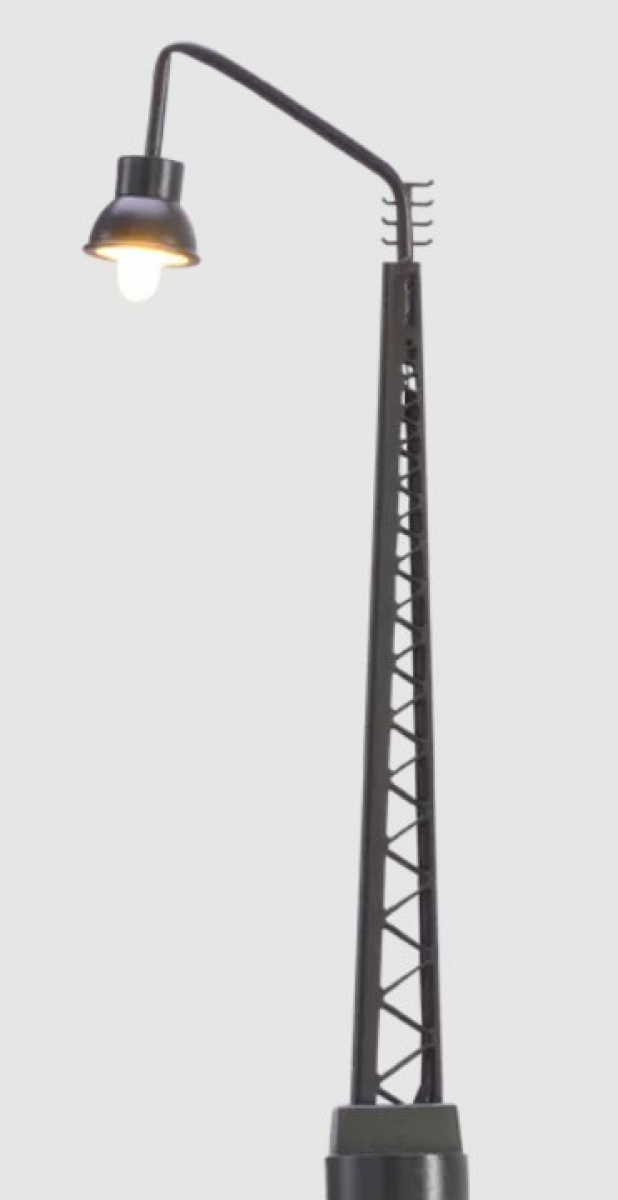 Brawa 83010 N Gittermastbogenleuchte, Stecksockel mit LED