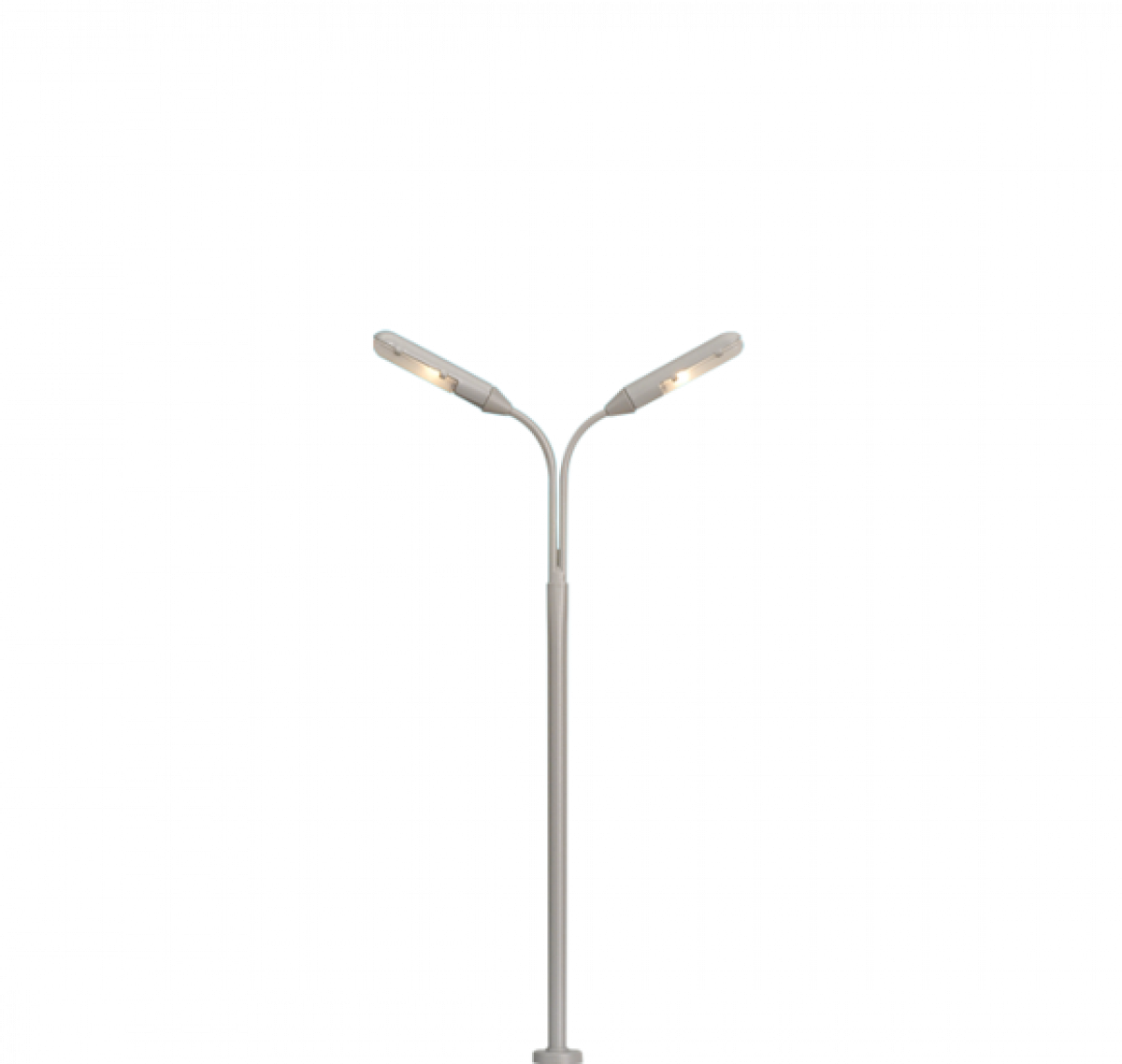 Brawa 84016 H0 Peitschenleuchte, doppelt, Stecksockel, LED