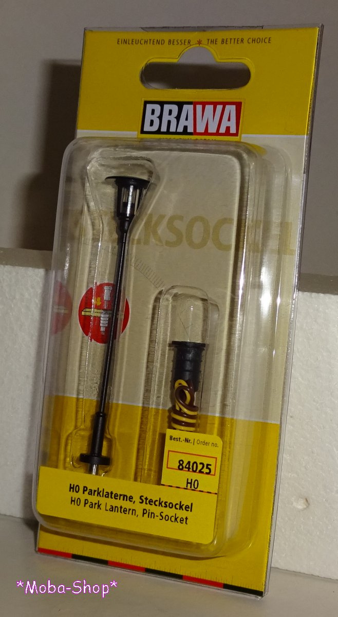 Brawa 84025 H0 Parklaterne, Stecksockel