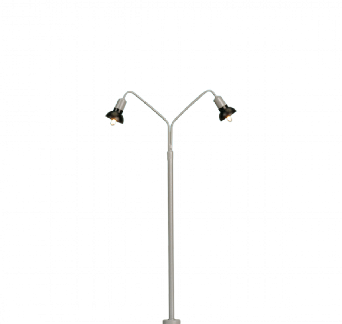 Brawa 84055 H0 Bogenleuchte doppelt, Stecksockel mit LED