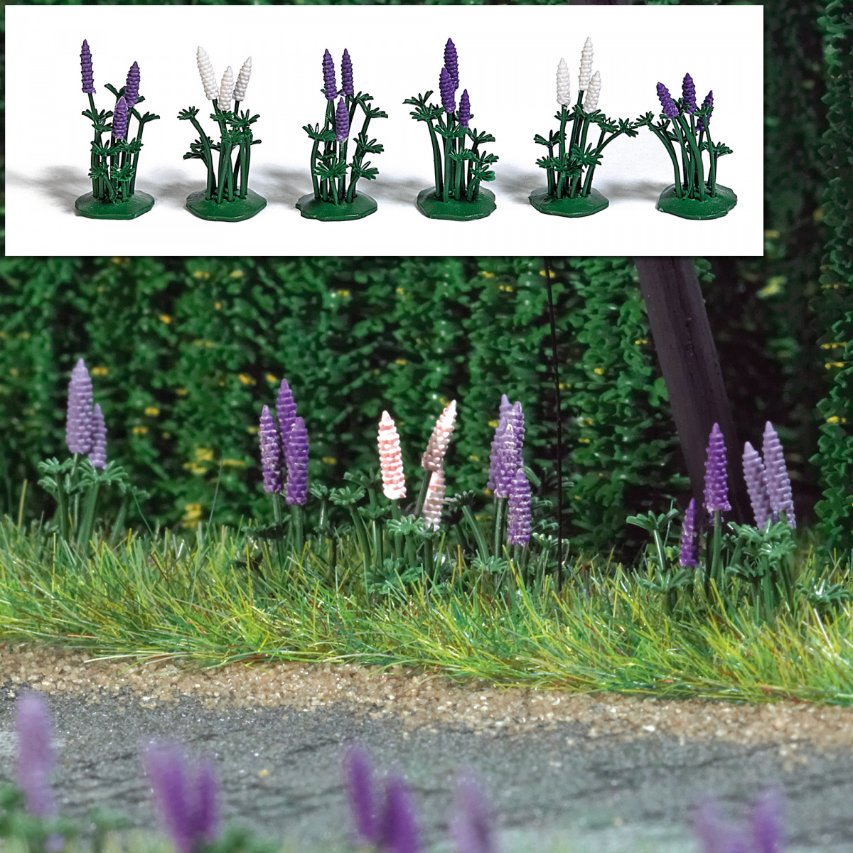 Busch 1217 H0 Wild-Lupinen