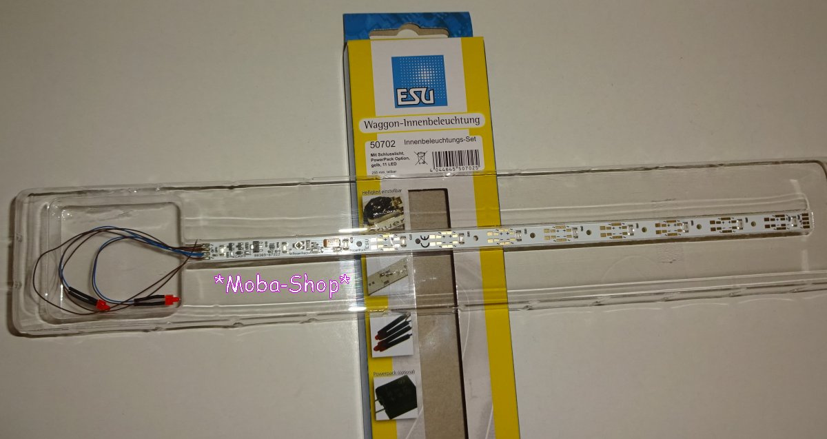 ESU 50702 Innenbeleuchtung mit SL, 255mm, gelb