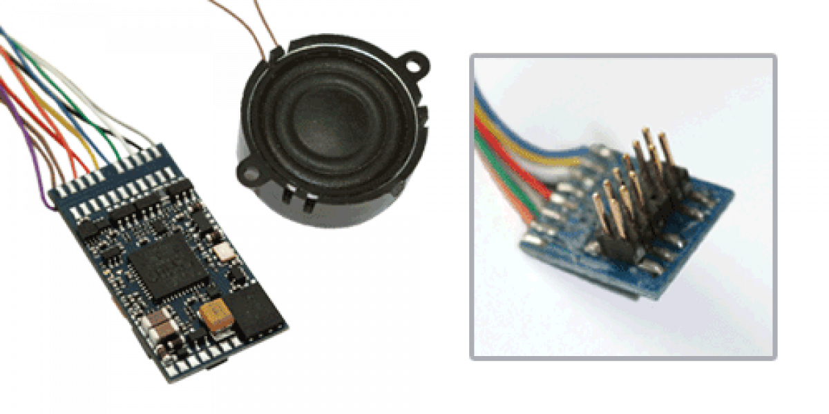 ESU 55400 Loksound v4 »NEM 658« PluX12 am Kabelbaum