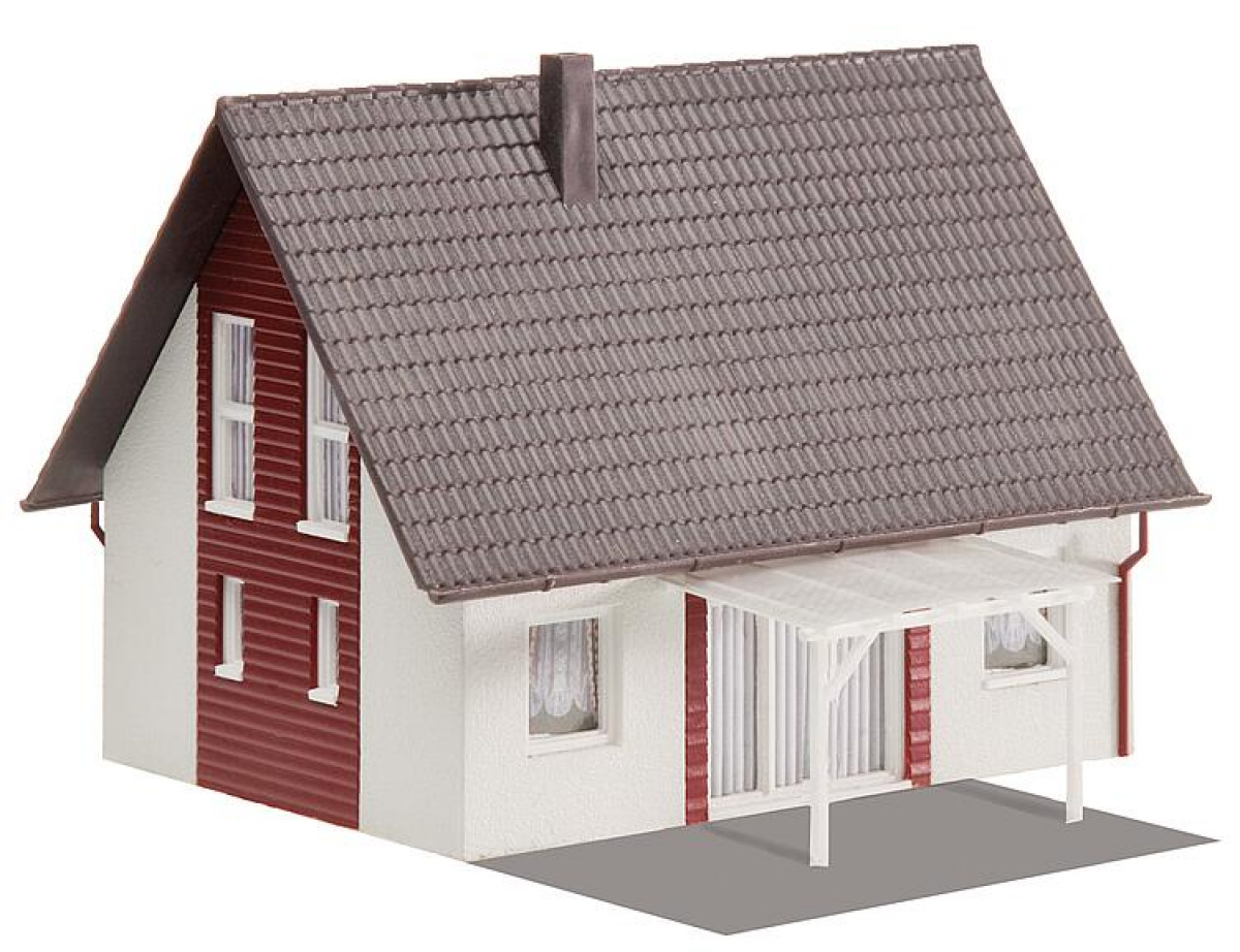 Faller 130318 H0 Einfamilienhaus, weinrot