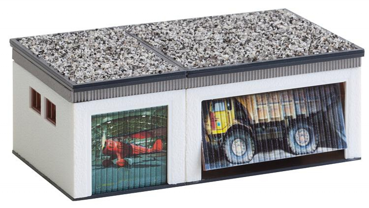 Faller 130319 H0 Doppelgarage mit Antriebsteilen