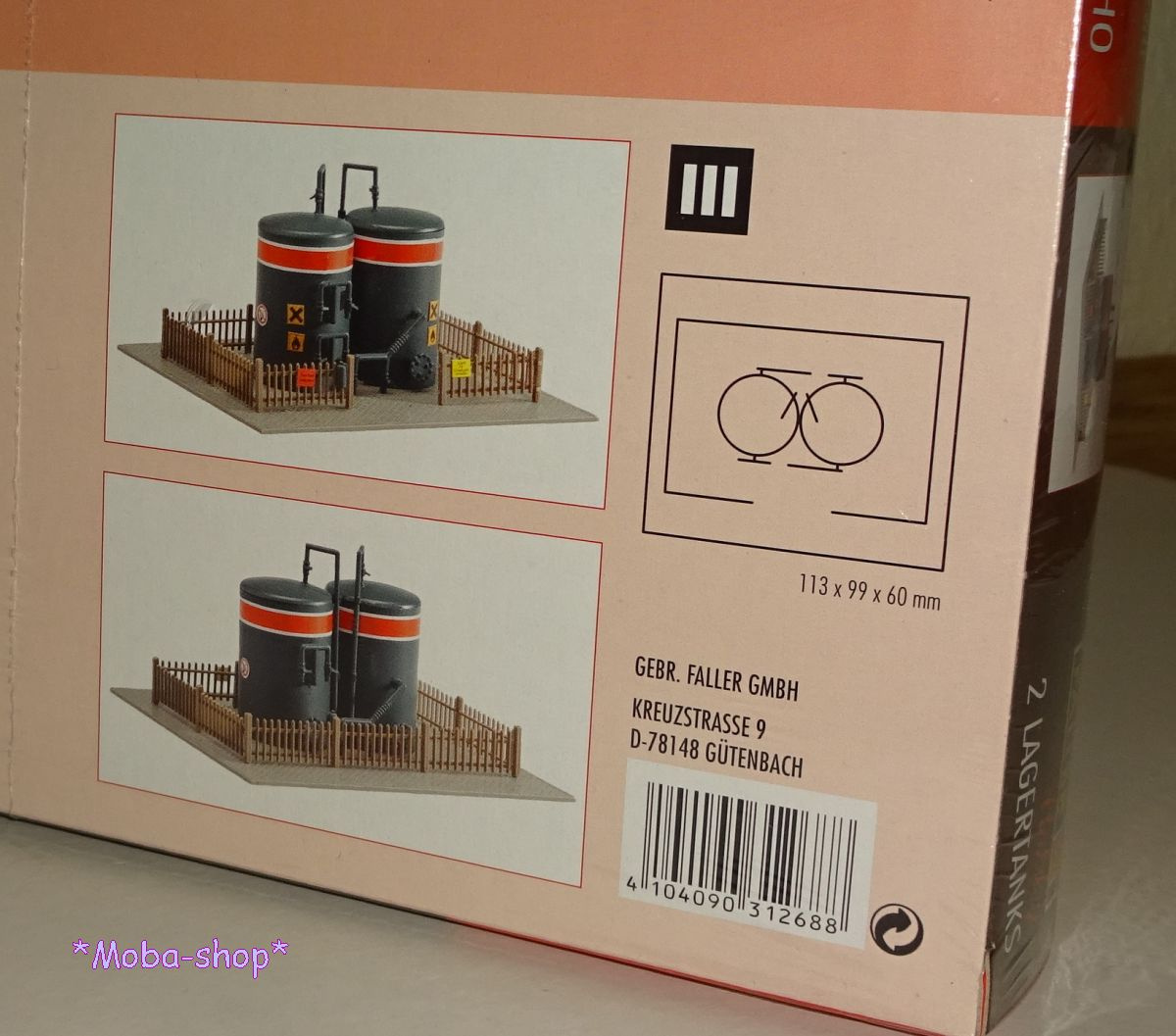 Faller 131268 H0 2 Lagertanks