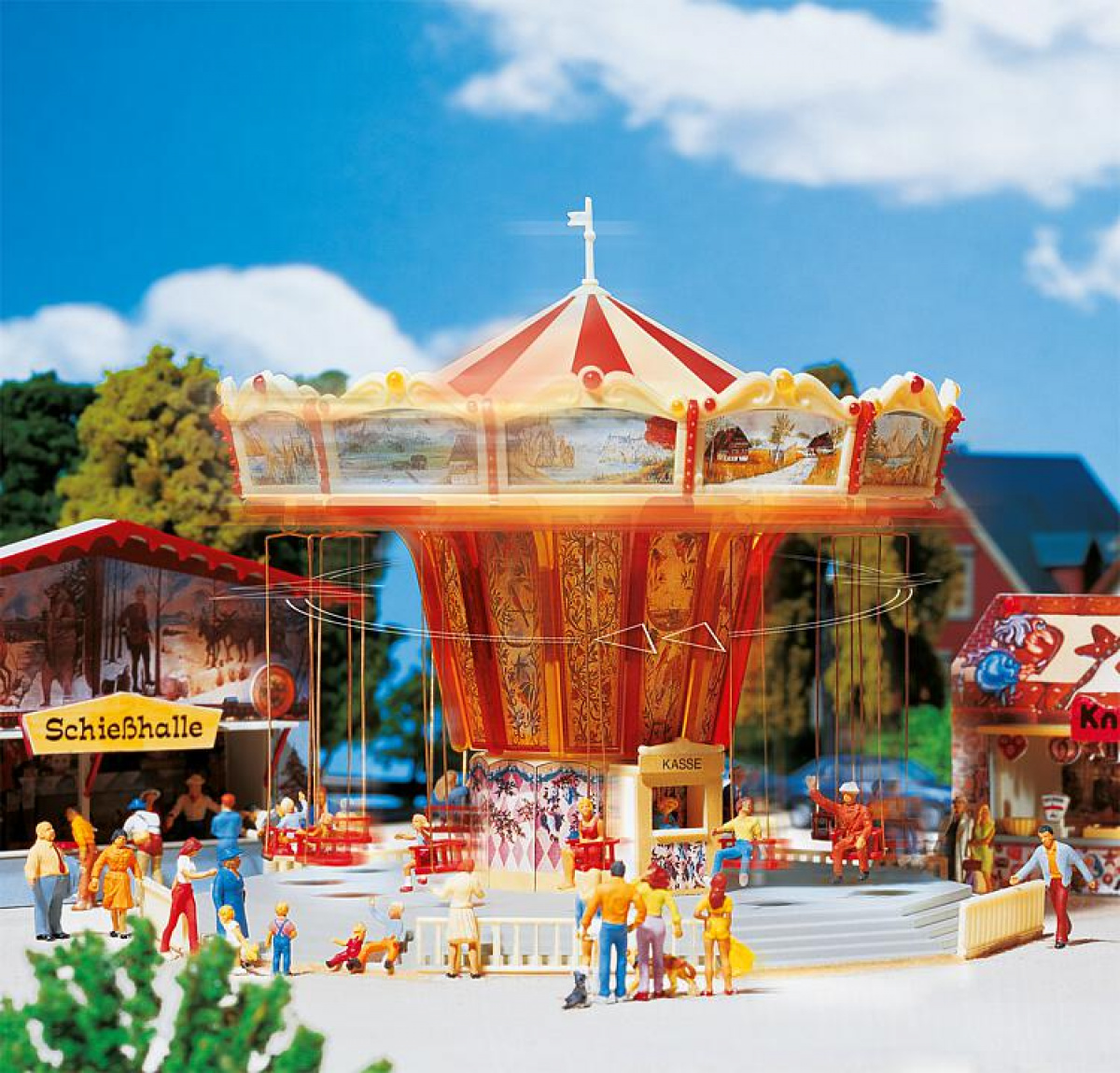 Faller 140315 H0 Kettenkarussell mit Motor