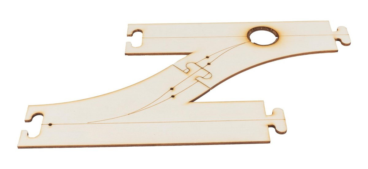 Faller 161939 H0 Laser-Street »Abzweigung links und Einmündung 45°«