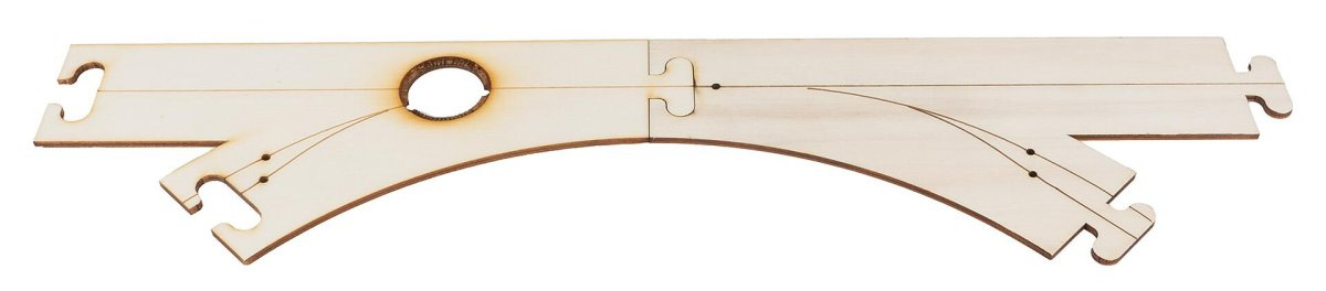 Faller 161939 H0 Laser-Street »Abzweigung links und Einmündung 45°«