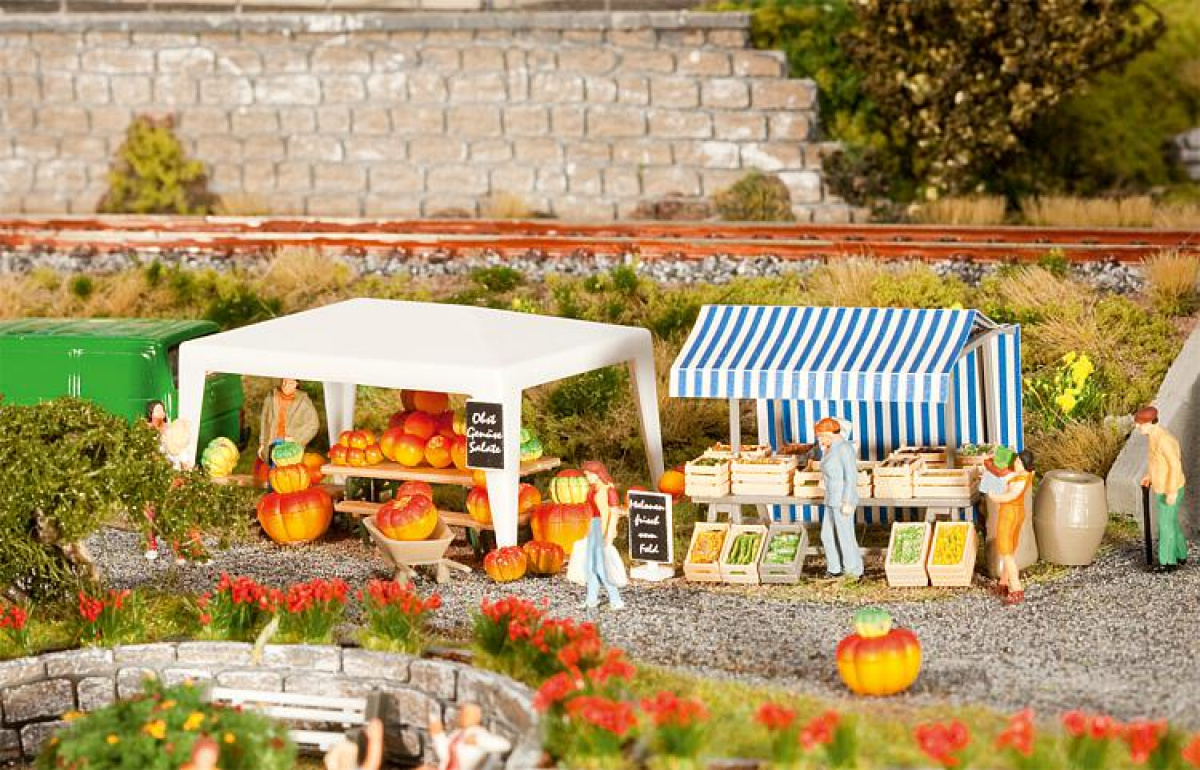 Faller 180613 H0 Gemüse- und Kürbisstand