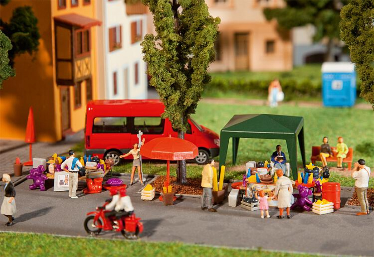 Faller 180618 H0 Trödelmarkt Set 1