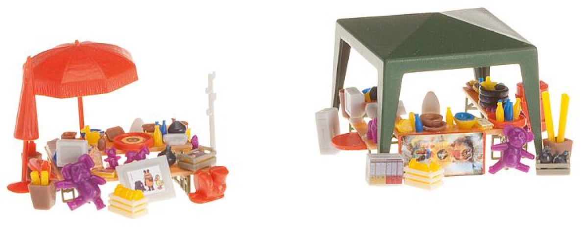 Faller 180618 H0 Trödelmarkt Set 1