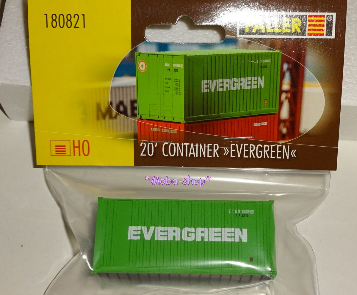 Faller 180821 H0 20’ Container »EVERGREEN«