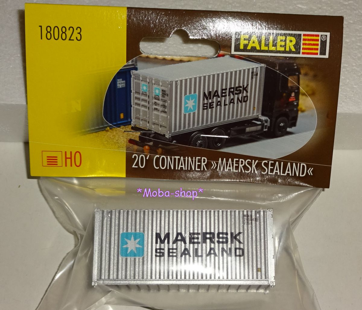 Faller 180823 H0 20’ Container »MAERSK SEALAND«