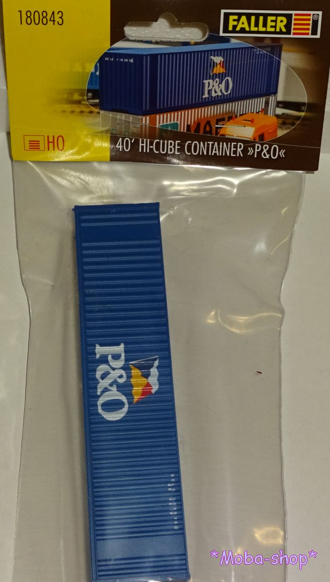 Faller 180843 H0 40’ Hi-Cube Container »P&O«
