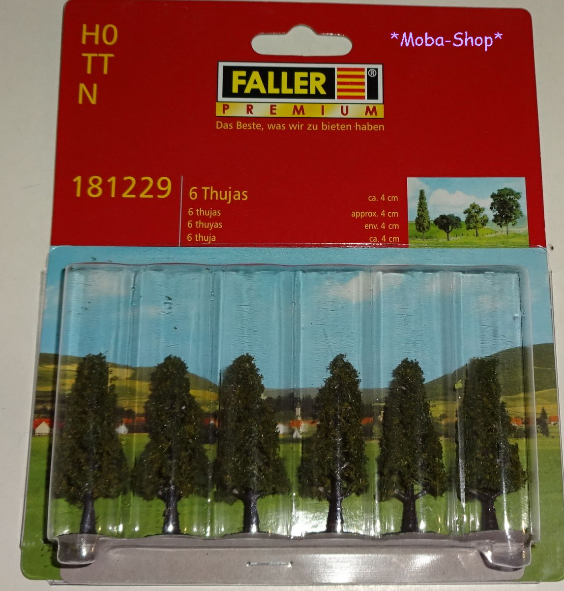 Faller 181229 H0/TT/N 6 Thujas