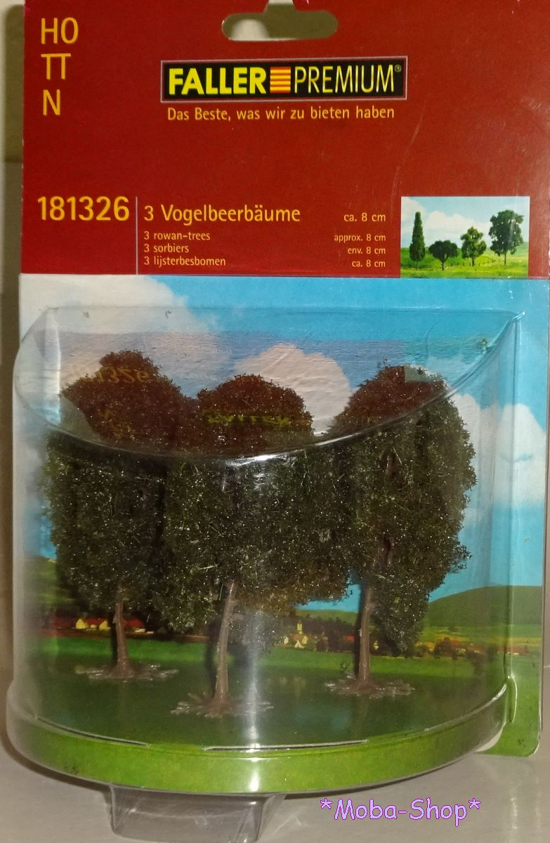 Faller 181326 H0/TT/N 3 Vogelbeerbäume