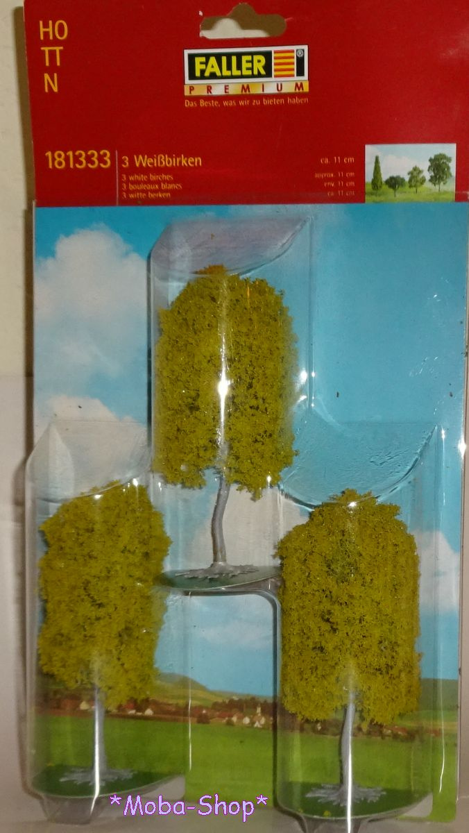 Faller 181333 H0/TT/N 3 Weißbirken
