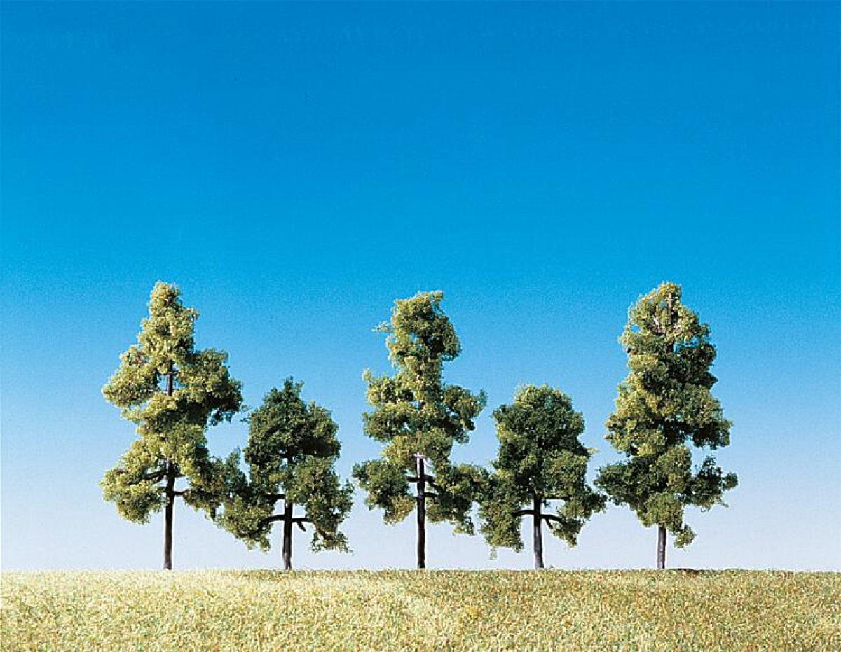 Faller 181414 H0/TT/N 5 Obstbäume grün