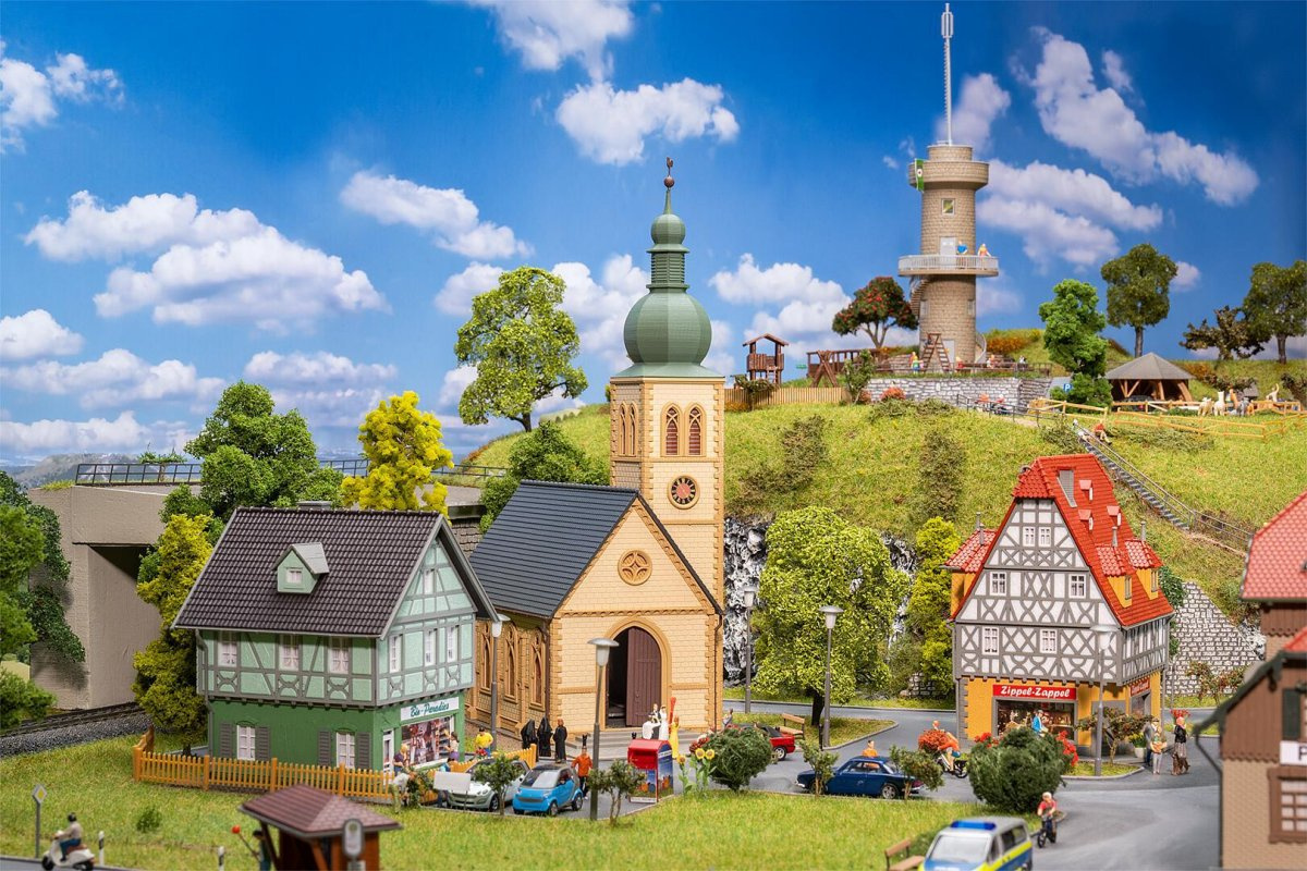 Faller 190038 H0 Aktions-Set Dorfleben
