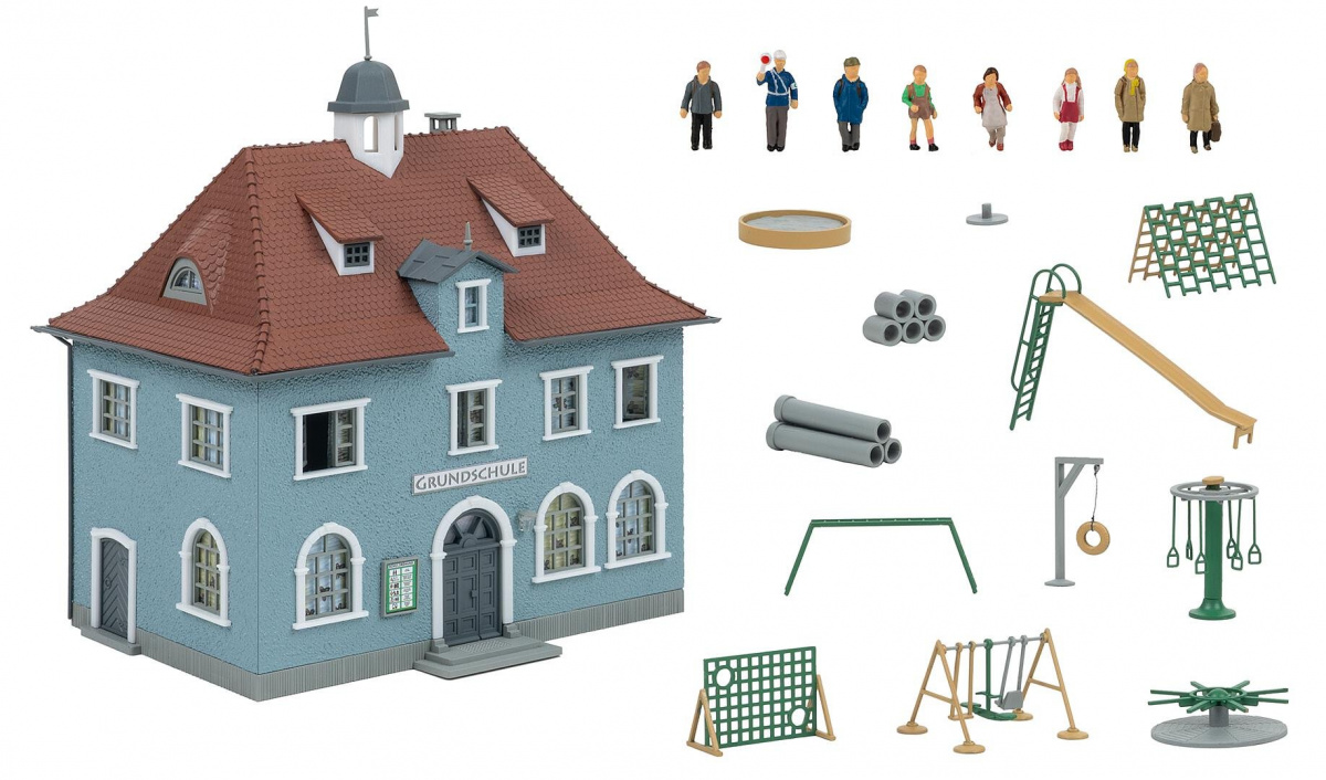 Faller 190087 H0 Aktions-Set »Schulbeginn«