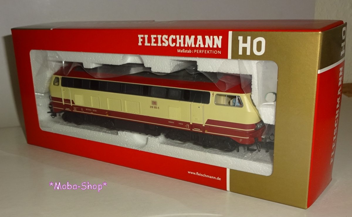 Fleischmann 493801 H0 Diesellok BR 218 »Schienenreinigungslok« TEE
