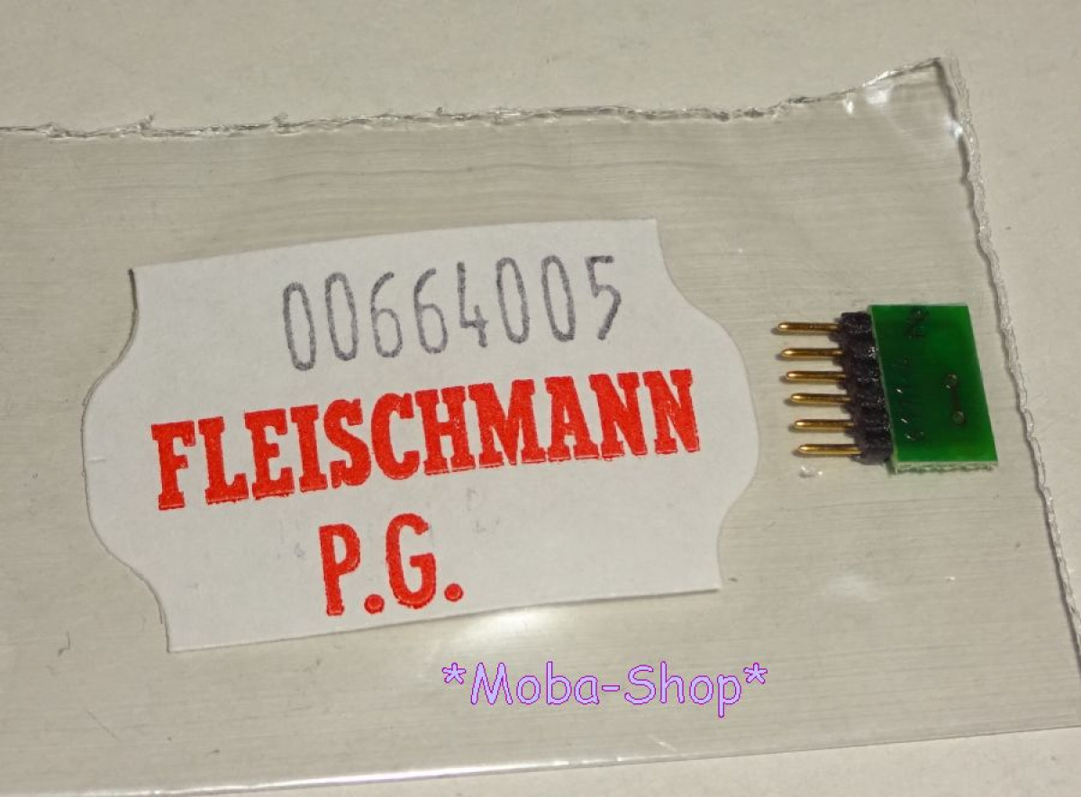 Fleischmann 664005 [Ersatzteil] Schnittstellenstecker, 6.polig (NEM 651)