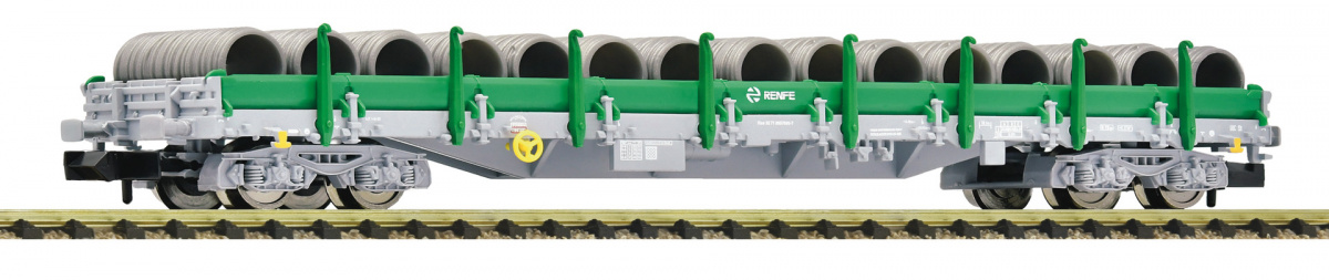 Fleischmann 6660100 N Rungenwagen beladen mit Drahtrollen, RENFE