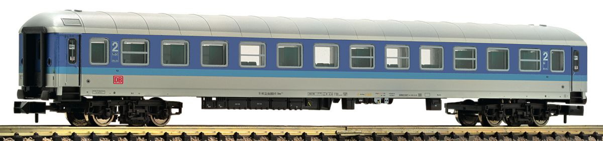 Fleischmann 817902 N InterRegio-Wagen 2.Kl.mit Zugschlussbel., DB AG