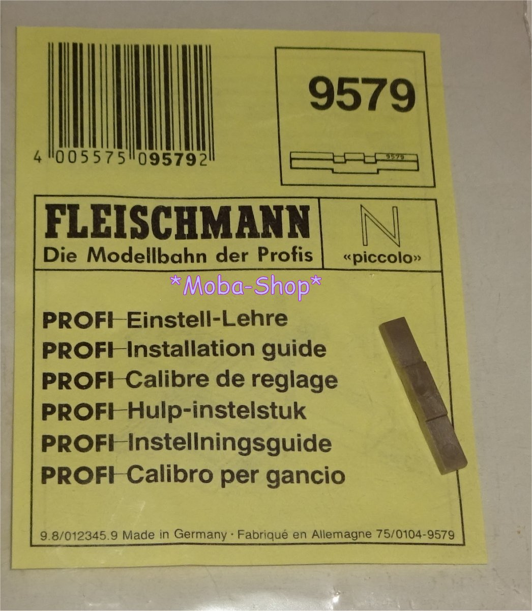 Fleischmann 9579 N Einstelllehre für PROFI-Kupplungskopfes 9570
