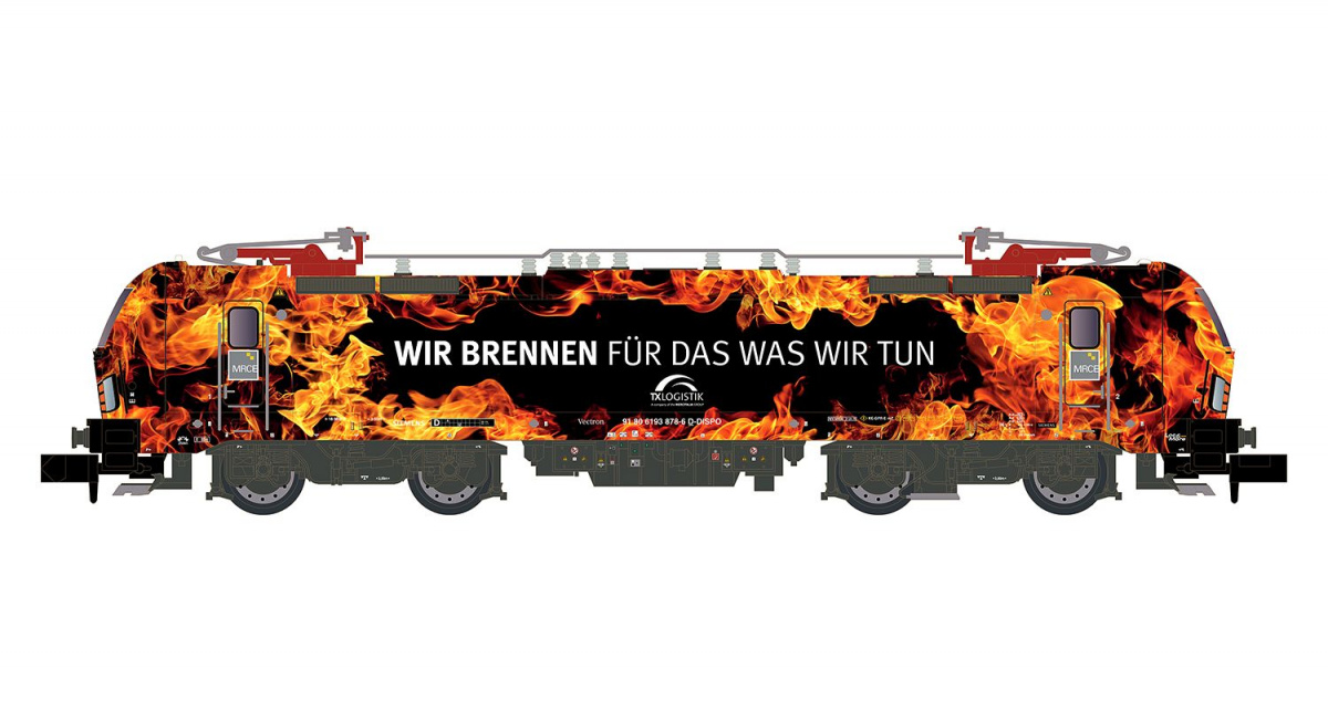 Hobbytrain H30151 N E-Lok BR 193 878 Vectron, »Wir brennen für ...«, TXL