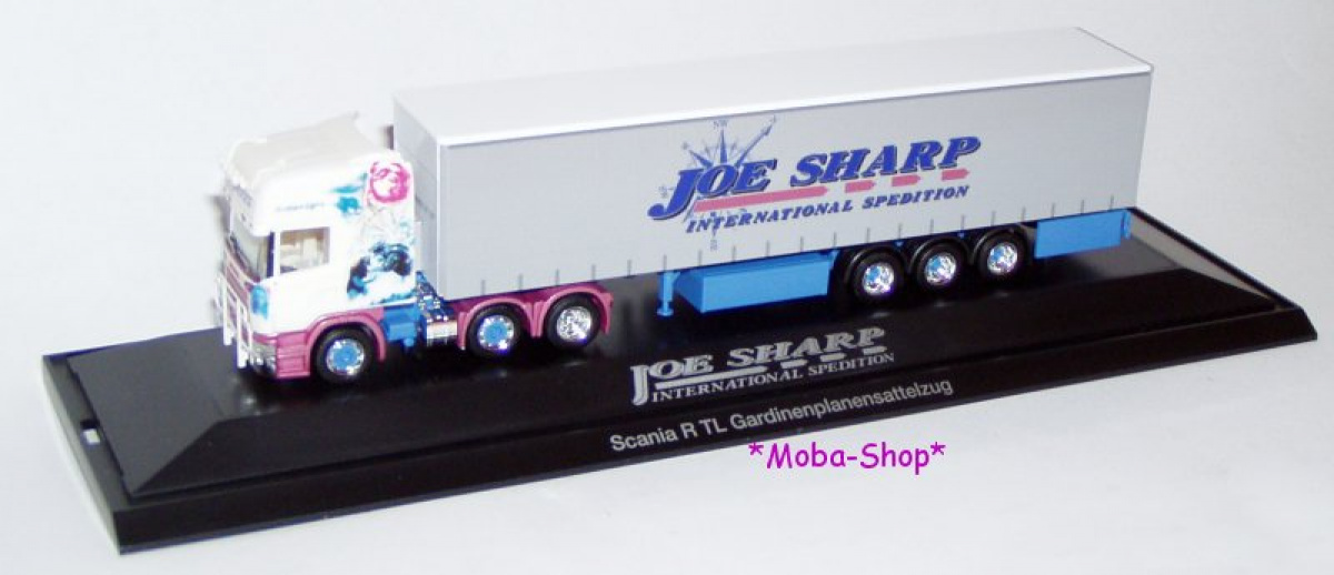 Herpa 121361 Scania R TL Sattelzug »Joe Sharp, Northern Lights«