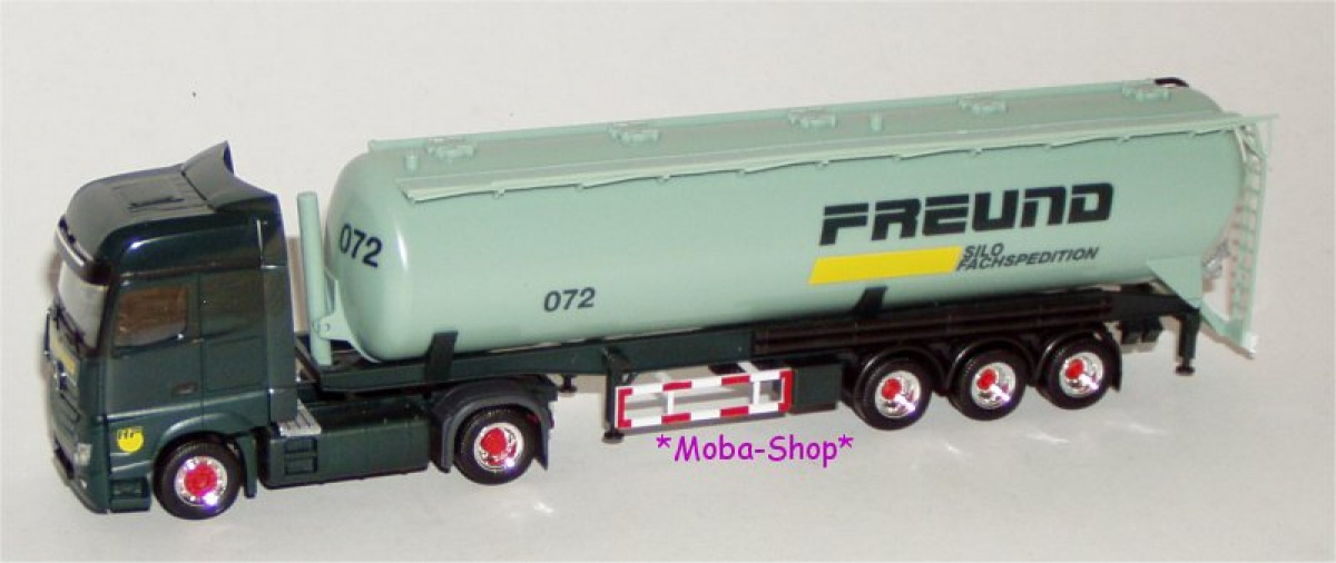 Herpa 159951 MB Actros Bigspace Silo-Sattelzug »Freund«