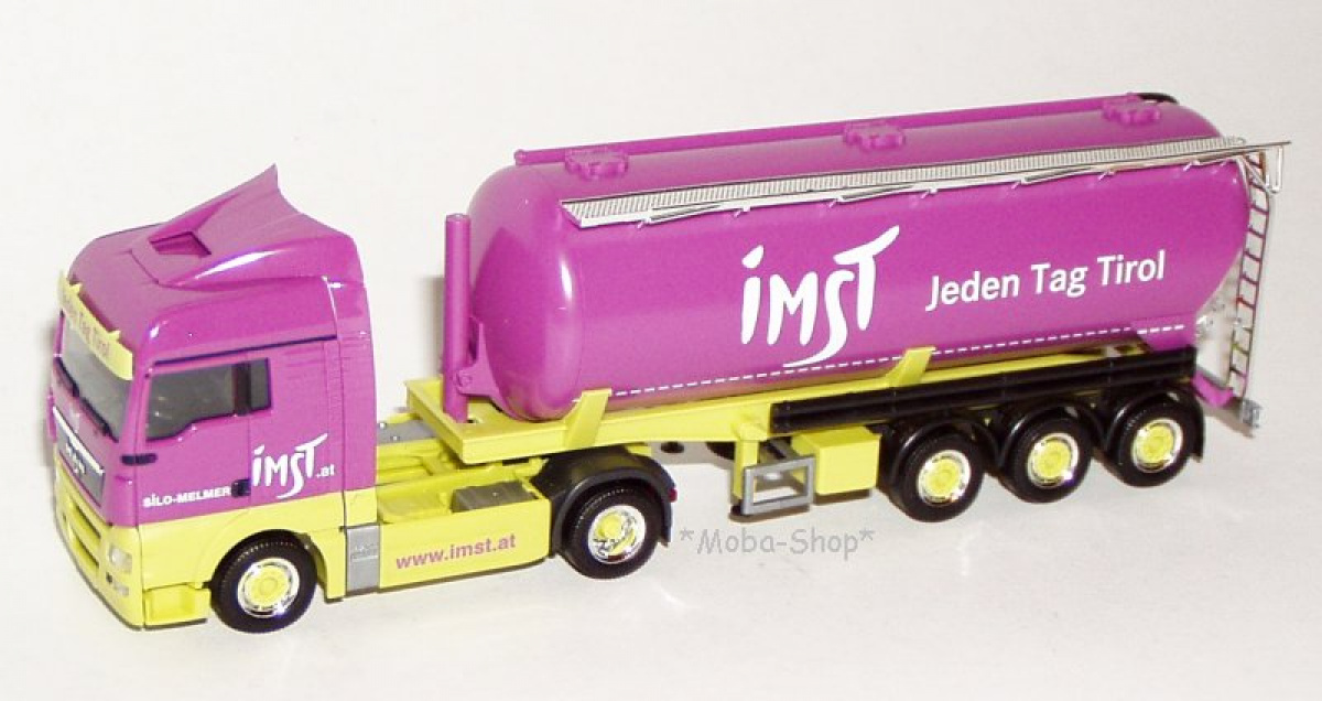 Herpa 302494 MAN TGX XLX Silo-Sattelzug »jeden Tag Tirol«