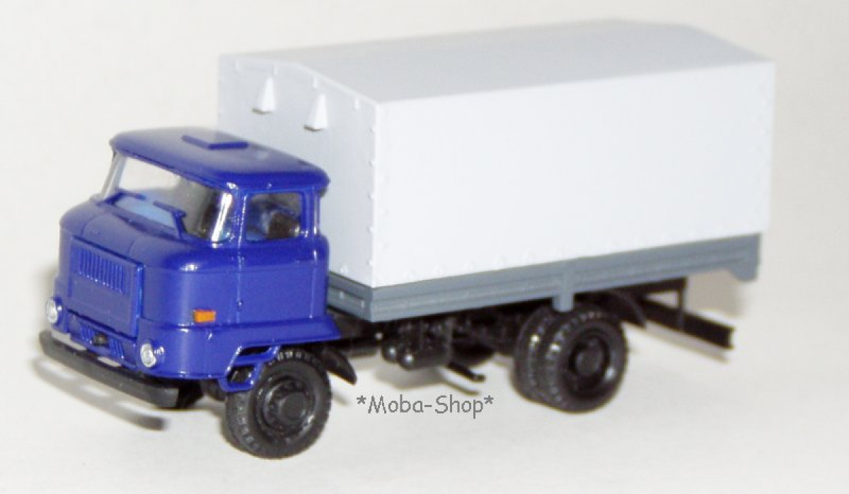 Herpa 302777 IFA L 60 Planen-LKW, blau/grau