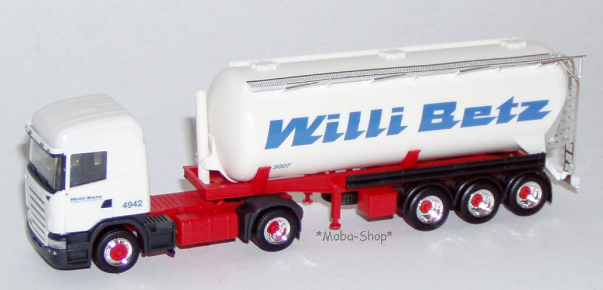 Herpa 303569 Scania R HL Silo-Sattelzug »Willi Betz«